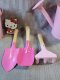 5 Piece Pink Hello Kitty Gardening Set