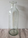 Recycled Clear Glass Bottle Vase