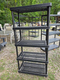 Black Plastic Garage Shelving Unit (E)