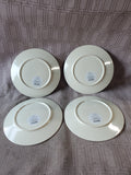 Set of 4 Threshold Melamine Reindeer Appetizer Plates