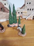 Department 56 Heritage Village Collection "Little Town of Bethlehem Series" 12 Piece Figurine Set WORKS