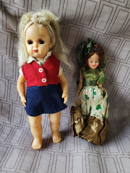 Pair of Small Dolls