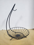 Black Metal Wire Fruit Basket