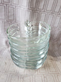Set of 6 Clear Glass Apple Shaped Snack Bowls