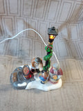 Department 56 A Christmas Carol "Chestnut Vendor" Lighted Figurine WORKS