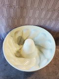 Hand Painted Ceramic Fluted Bundt Pan