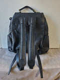 Black Leather Backpack