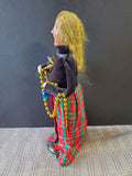 (XX) Byers' Choice Carolers Signed "Victorian Family F Woman Holding Christmas Decorations" Figurine