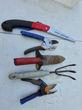 Gardening Tool Lot, 5-Pieces