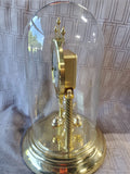 Royale Quartz Glass Dome Clock UNTESTED