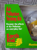 Earth Kid Science Projects Air Pollution Testing Kit UNUSED