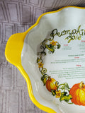 Temp-Tations Pumpkin Pie Baking Dish