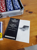 The Sharper Image 300-Piece Poker Chip Set UNUSED