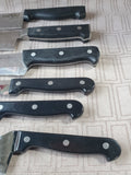 (A) Assorted Lot of Kitchen Knives