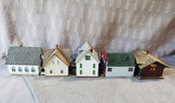 Set of 5 Hallmark 1994 Sarah Plain and Tall Collection Village Figurines