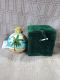 Hand Painted "Virgin Islands" Glass Ornament