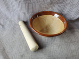 Japanese Suribachi and Pestle Bowl Set