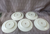 Set of 5 Noritake "Magnificence" Bread Plates