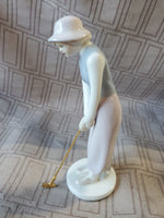 Russ Porcelain Golfing Lady Figurine
