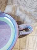 Hanselmann Pottery Blue Glazed Pan