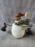 The Boyds Collection Carvers Choice Snowman Figurine