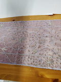 Purple Sheer Beaded Tablerunner