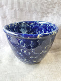 Bennington Pottery Blue Spongeware Mixing Bowl (EEE)