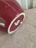 Maroon Glazed Ceramic Planter (Copy)