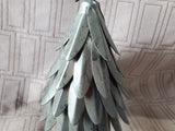 Pottery Barn Glavanized Metal Christmas Tree Figurine