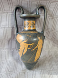 Double Handled Greecian Pointed Bottom Vase