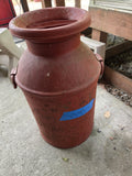 Large Vintage Steel Milk Can