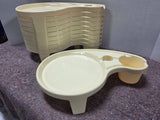 Buffet Genius Plastic Plates, 10-Piece Set