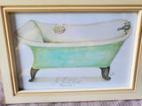 Signed and Dated "The French Bath Experience" Print by Kolene Spicher