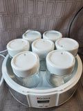 Euro Cuisine Digital-Automatic Yogurt Maker Model YMX650 POWERS ON/NO FURTHER TESTING