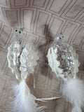 Domain Timeless Holiday Collection Set of 2 Glass Bird Ornaments