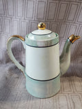 9 Piece Asian Inspired Hand Painted Lusterware Tea Set