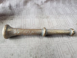 Heavy Brass Mortar and Pestle