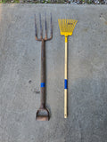 Short Pitch Fork and Shrub Rake