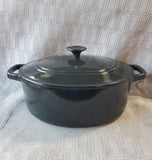 Cuisinart Black Enameled Cast Iron Dutch Oven