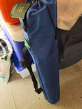 Blue Folding Arm Chair w/Carry Bag