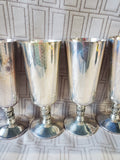 Set of 6 Plator Silverplate Goblets (2 SETS AVAILABLE PRICED INDIVIDUALLY AT $20 EACH)