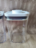 Pair of OXO Plastic Pop Lock Containers