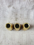 Lot of 3 Brass Candle Followers