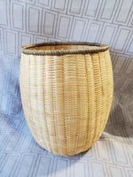 Hand Woven Bamboo Planter Basket