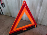 Collapsible Weighted Roadside Safety Triangles, 3-Piece Kit (A)