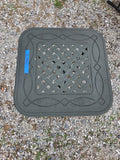 Green Aluminum Patio Side Table