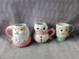 Lot of 3 Johanna Parker Design Christmas Mugs