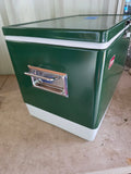Coleman Classic Green and White Metal Ice Chest