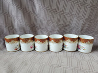 12 Piece Hammersley & Co. Demitasse and Saucer Sets