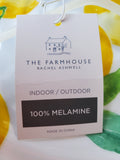 The Farmhouse Rachel Ashwell Melamine Lemon Dinner Plates APPEARS UNUSED